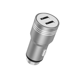 HYTECH HY-X68 3.1A 2 USB Kırmızı Metal Araç Şarj Cihazı - Thumbnail