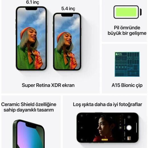 iPhone 13 128 GB (Apple Türkiye Garantili)